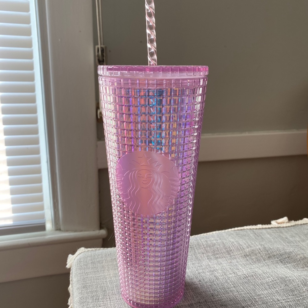 2020 Starbucks Holiday Tumbler - Pink Geo